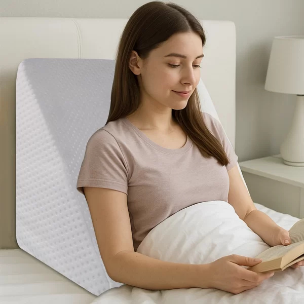 Libra Homes Ortho Memory Foam Wedge Pillow - White - Image 2