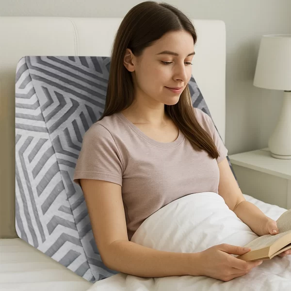 Libra Homes Ortho Memory Foam Wedge Pillow - Dark Grey - Image 2